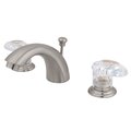 Kingston Brass KB958ALL Mini-Widespread Bathroom Faucet, Brushed Nickel KB958ALL